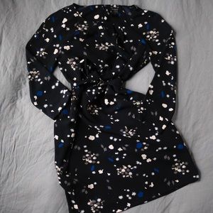 Navy Floral Ann Taylor Dress